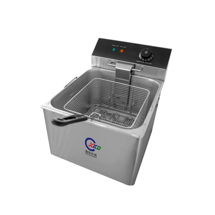 Электрическая фритюрница с одним ситом и одним цилиндром XKD-11L